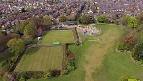 Recreational-sports-arena-locke-park-Barnsley-England-aerial