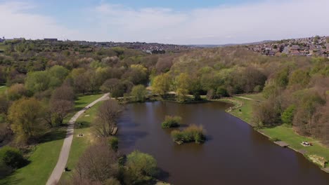 Lush-wildlife-haven-Dearne-Valley-country-park-Barnsley-England