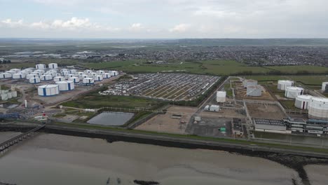 Canvey-Island-oil-storage-rising-drone