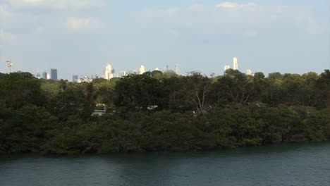Rainforest-around-the-Panama-City,-Panama