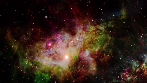 La-Nebulosa-Y-Las-Estrellas-A-Su-Alrededor-Se-Formaron-En-El-Universo