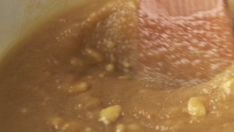 Macro-closeup-of-mixing-homemade-delicious-cooking-ingredients