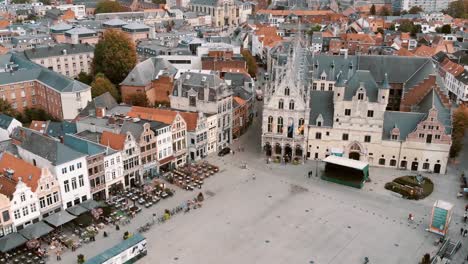 The-Grote-Markt,-Mechelen,-Belgium