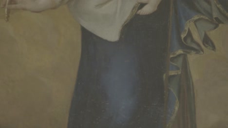 Pintura-De-La-Virgen-Maria-Con-Jesus-En-Su-Brazo