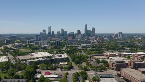 Cinematic-Establishing-Shot-of-Downtown-Charlotte-Skyline.-Drone