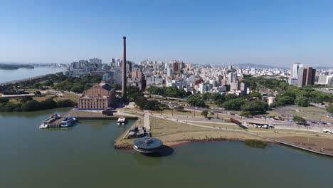 4k-Porto-Alegre-Innenstadt-Neben-Dem-Fluss-Guaiba