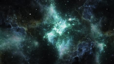 Nubes-Nebulosas-Moviéndose-En-El-Universo