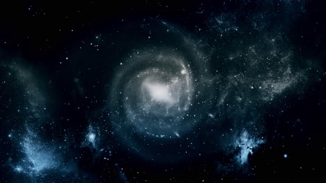 Galaxia-Giratoria-Que-Se-Mueve-En-El-Universo