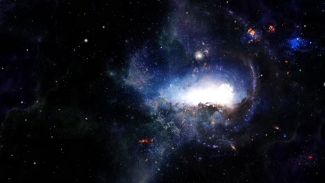 Nubes-Nebulosas-Que-Cubren-Una-Galaxia-En-El-Universo