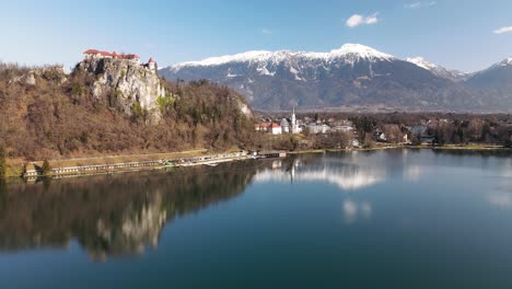 Bled-castle-overlooking-town