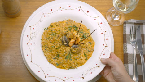 Risotto-with-clams-and-shrimp,-Mediterranean