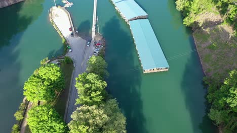Noris-Dam-Marina-aerial-view-in-Rocky-Top-Tennessee