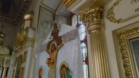 A-view-of-Jesus-on-the-Cross-and-his-Mother-and-a-lady-there-in-the-Church