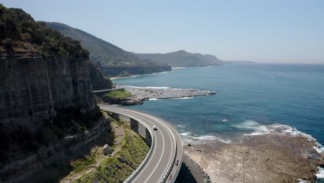 Bridge-Along-The-Cliff-Edge-With-Beautiful-Seascape-View