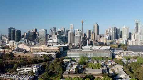 Panoramablick-Auf-Das-Zentrale-Geschäftsviertel-Von-Sydney-In-Australien