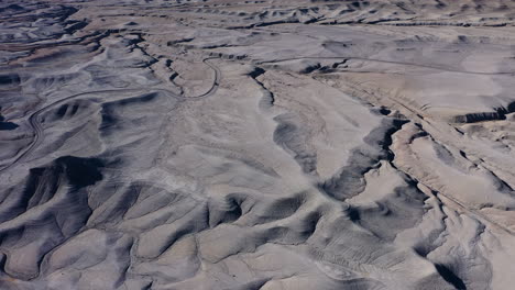 Aerial-of-desolated-landscape-in-Utah