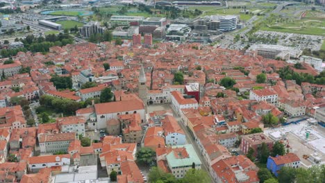 The-Medieval-Port-City-Of-Koper-Town-In-Slovenia