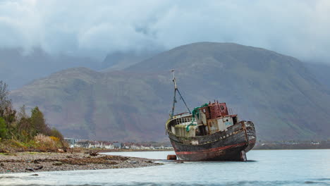 Scotish-Highlands-Time-Lapse-Corpach-Wreck-mv-Dayspring-Clip-2-NB:-Photographer-in-shot