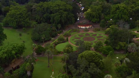 Jardines-Botánicos-De-La-Ciudad-De-Brisbane-En-La-Orilla-Del-Río-En-Queensland,-Australia