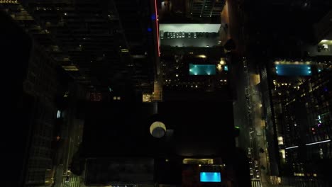 downtown-district-night-aerial-hd