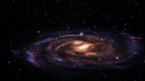 Die-Oberfläche-Der-Galaxie,-Die-Sich-Im-Universum-Bewegt-Und-Schwebt