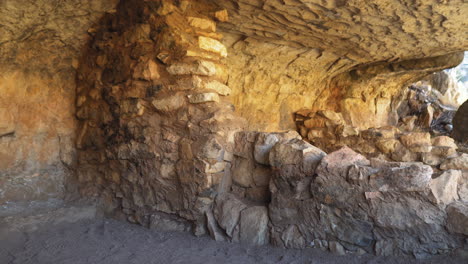 Inside-View-Of-Cliff-Dwellings-At-Walnut-Canyon