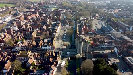 Canterbury-and-the-Westgate-Towers-from-a-Drone