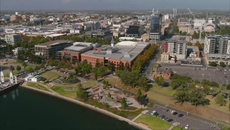 Geelong-Waterfront-Aerial-4k-Übersicht