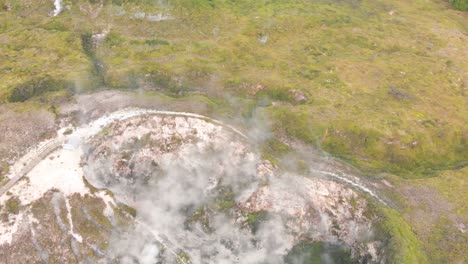 Geothermal-energy-landscape-vapor-coming-from-the-ground