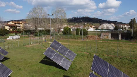 Power-Sonnenkollektoren,-Alternatives-Sauberes-Grünes-Energiekonzept