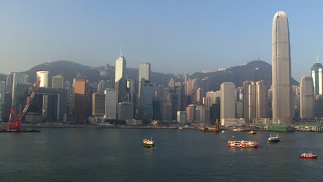 Central-business-district-of-Hong-Kong,-China
