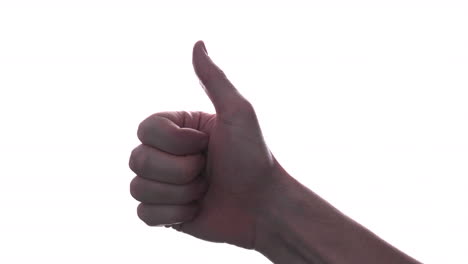 Closeup-Of-A-Male-Hand-Showing-Thumbs-Up-Sign-Isolated-In-White-Background