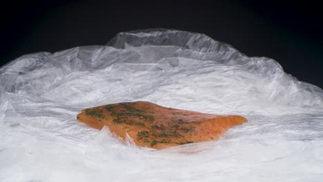 Moving-close-up-shot-to-salted-salmon-piece