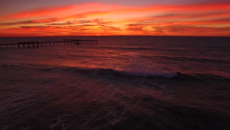 Kalifornien-Sonnenuntergang