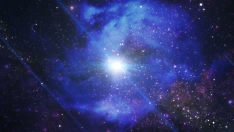 Ein-Heller-Stern,-Der-Im-Großen-Universum-Hell-Leuchtet