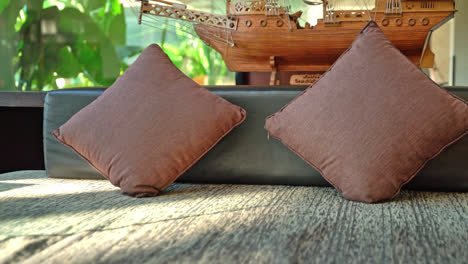 comfortable-pillow-decoration-on-sofa-at-balcony-area