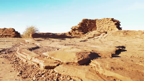 Verlassene-Ruinen-In-Der-Wüste