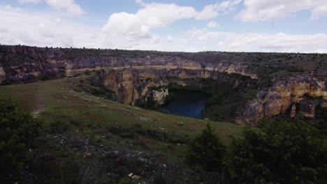 River-And-Gorge-Near-Mirador-San-Frutos-In-Sepulveda
