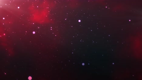 Partikel-Hintergrundanimation-In-Rot