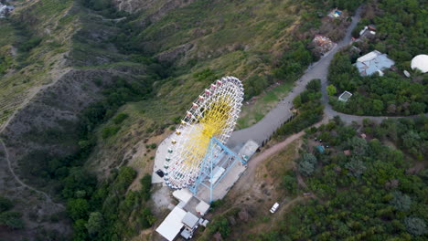 aerial-view-of-the-Funicular-Park-Tbilisi