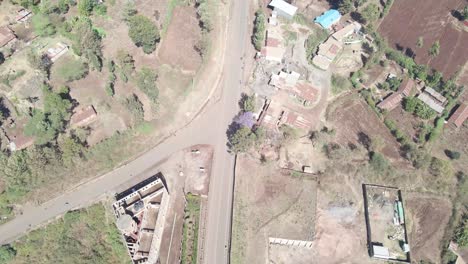 Vista-Aérea-Del-Mercado-En-Loitokitok-Kenia