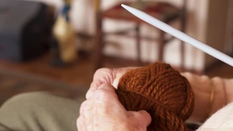 Grandmother-knitting