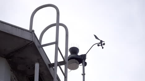 Anemometer-spins-to-measure-wind-speed