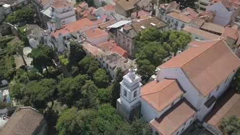 Turm-Der-Kirche-Von-Castelo-São-Jorge