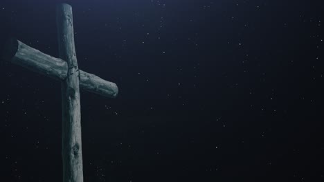 pillar-of-the-cross-with-the-night-stars-in-the-background
