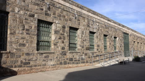 Long-shot-of-administration-building-at-Penitentiary