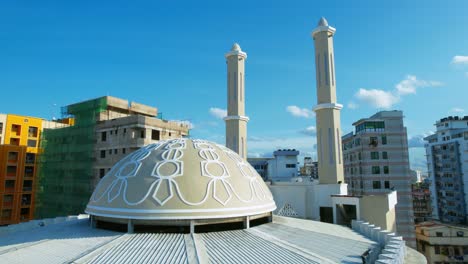 Luftaufnahme-Der-Moschee-Al-Jumaa-In-Daressalam