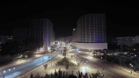 Timelapse-of-the-main-avenue-of-Tangier