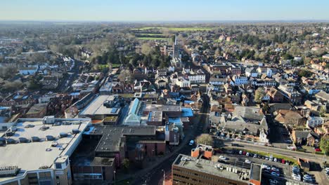 Bishop-Stortford-town-centre-Hertfordshire-UK-Aerial