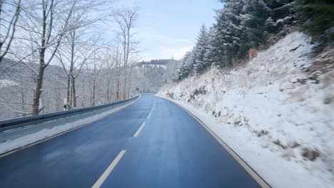 Driving-in-beautiful-winter-scenery-in-Germany
